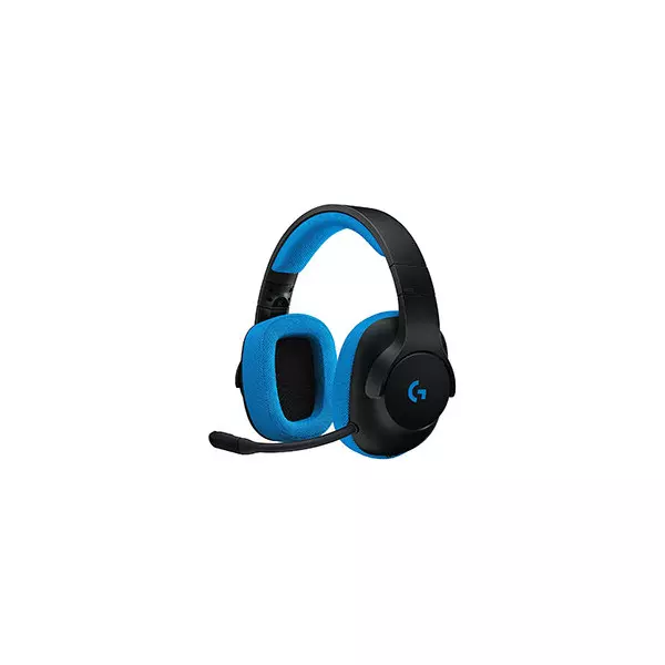Logitech G233 Prodigy Wired Gaming Headset, Black and Blue