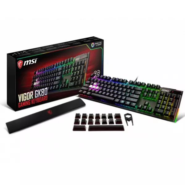 MSI Gaming Vigor GK80 CS Cherry Silver RGB Keyboard