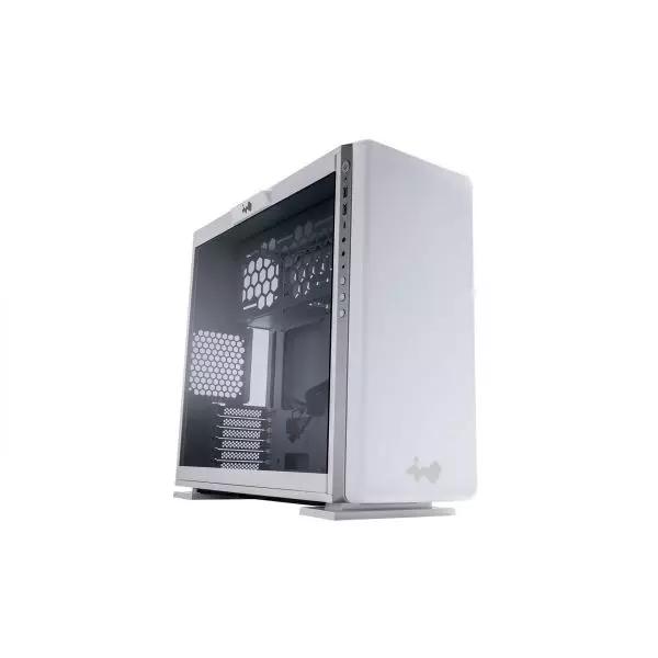 InWin 307 White Tempered Glass LED Front Panel