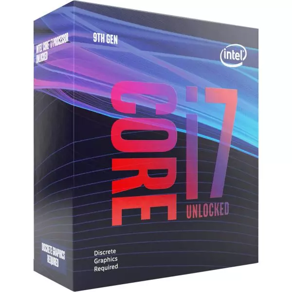 Intel i7 9700KF 8-Core (Base-3.6GHz Boost-4.9GHz)