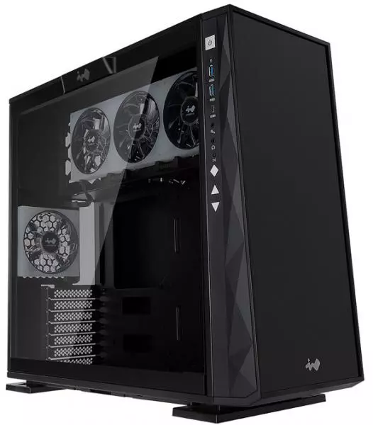 InWin 309 Black Tempered Glass RGB LED Front Panel