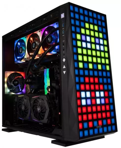 InWin 309 Black Tempered Glass RGB LED Front Panel