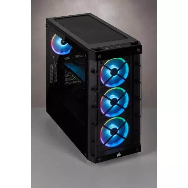 Corsair iCUE 465X RGB Tempered Glass Case Black