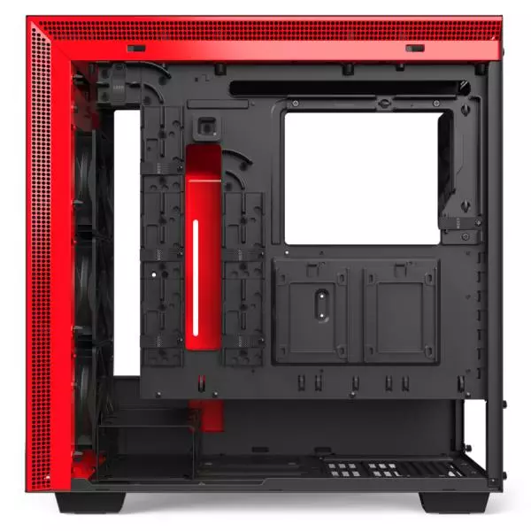 NZXT H710 Matte Black & Red Mid Tower