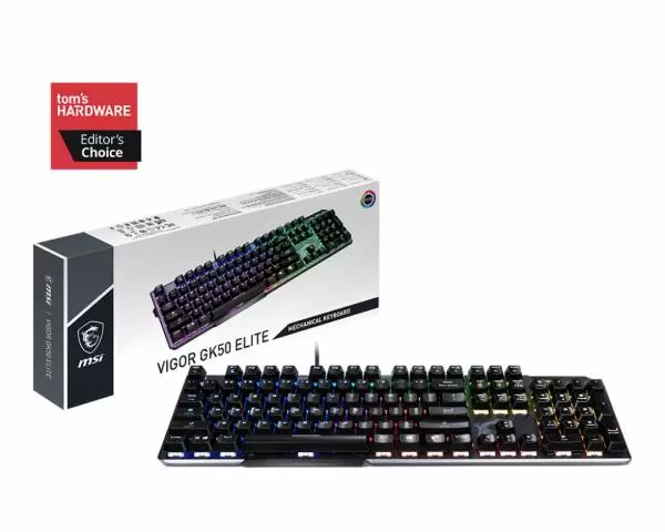 MSI Vigor GK50 Elite Kailh Blue Switch Mechanical RGB Keyboard