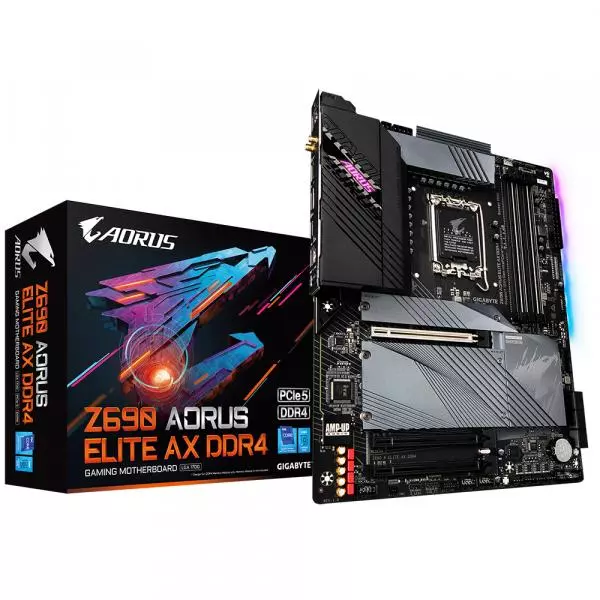 Gigabyte Z690 Aorus Elite AX DDR4 LGA1700 Motherboard