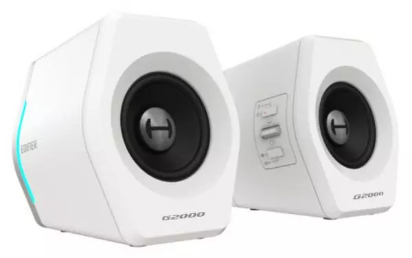Edifier G2000 Gaming 2.0 Bluetooth Speaker System White