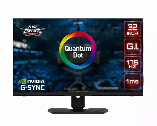 MSI 32" Curved Quantum Dot IPS 1440p 175Hz MPG321QRF-QD