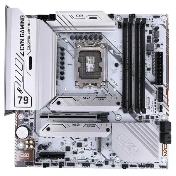 Colorful CVN Z790 DDR4 WiFi6 Frozen White mATX Motherboard