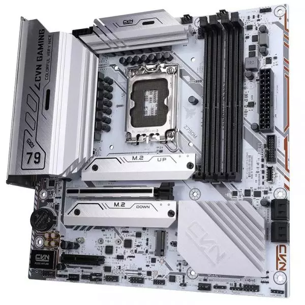 Colorful CVN Z790 DDR4 WiFi6 Frozen White mATX Motherboard