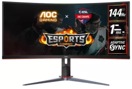 AOC 34 inch CU34G2X 3440x1440 1ms HDR 144Hz Gaming Monitor