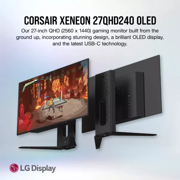 Corsair 27" XENEON 240Hz OLED 1440p G-Sync Gaming Monitor