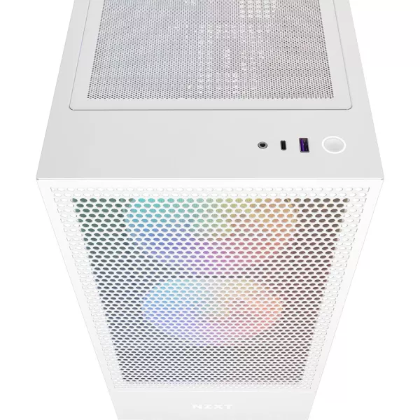 NZXT H5 Flow RGB Mid Tower White Case