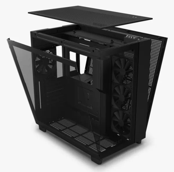 NZXT H9 Flow Mid Tower Black Case