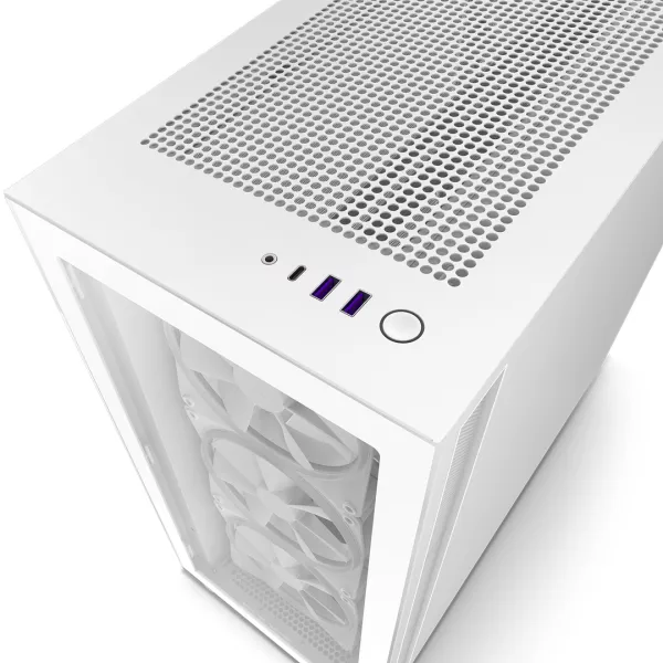 NZXT H7 Elite Mid Tower White Case