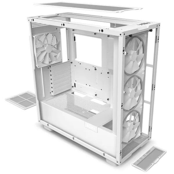 NZXT H7 Elite Mid Tower White Case