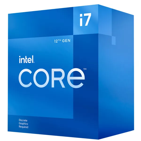 Intel Core i7 12700F Alder Lake 12 Core 20 Thread (Base-2.1GHz Boost-4.9GHz)