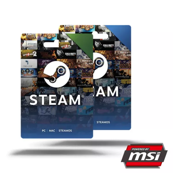 $85 USD Steam Gift Card (Redeemed via MSI)