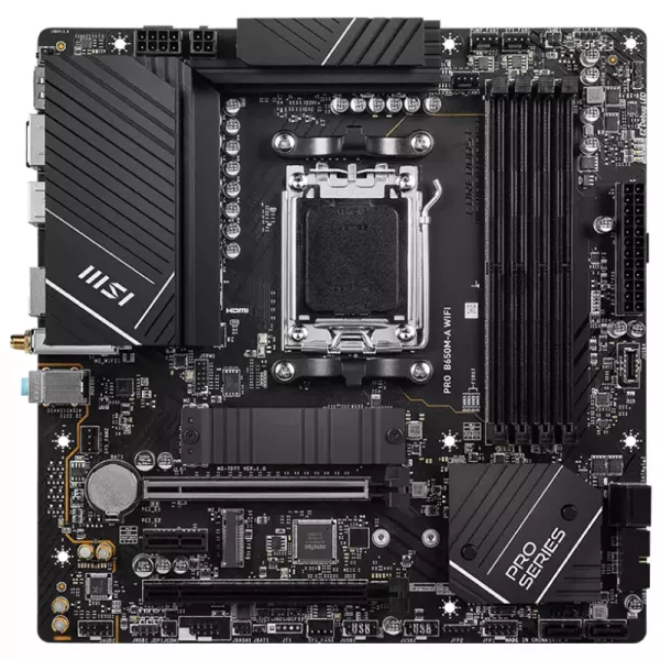 AMD AM5 B650M Core mATX WiFi 6E & Bluetooth 