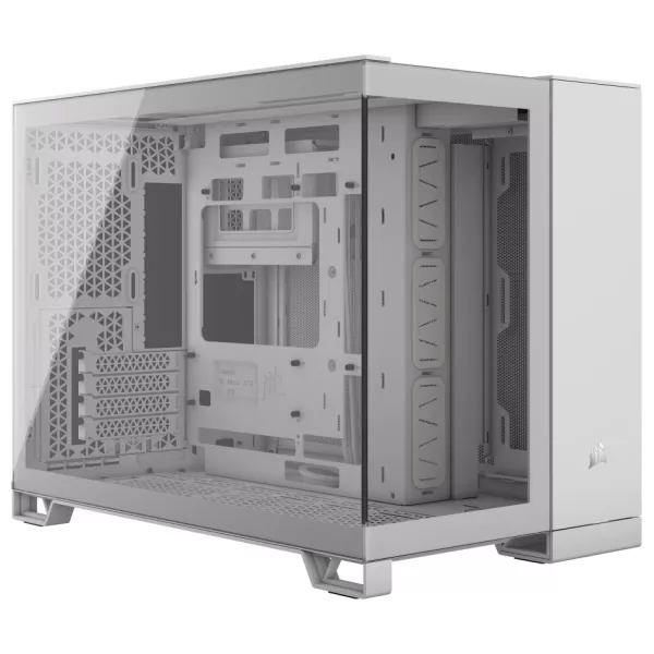 Corsair 2500X Tempered Glass Mid-Tower Dual Chamber Case White