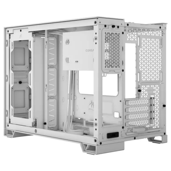 Corsair 2500X Tempered Glass Mid-Tower Dual Chamber Case White