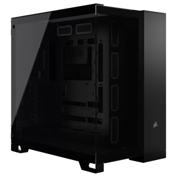 Corsair 6500X Tempered Glass Mid-Tower Dual Chamber Case Black