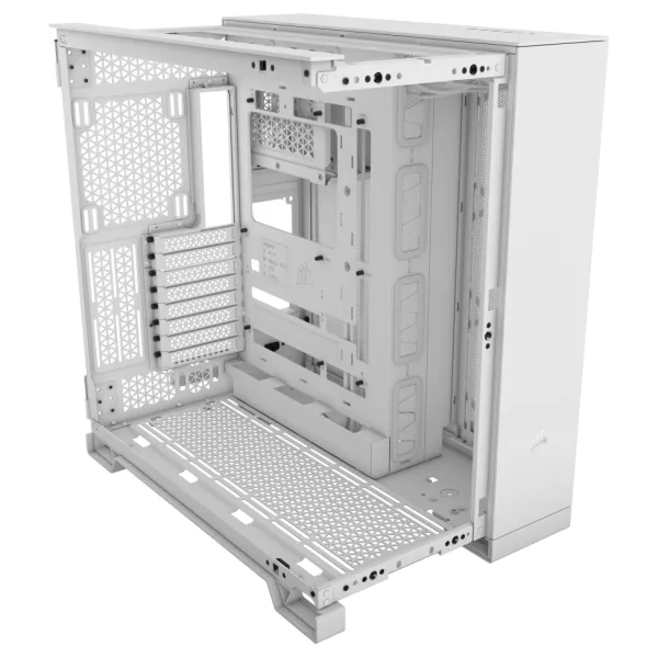 Corsair 6500X Tempered Glass Mid-Tower Dual Chamber Case White