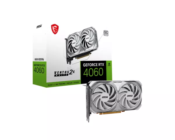 MSI GeForce RTX 4060 Ventus 2X 8GB White