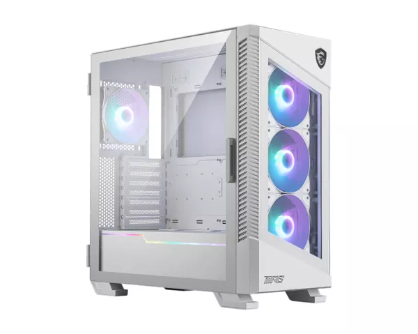 MSI MPG VELOX 100R Airflow White RGB ATX Mid Tower Case