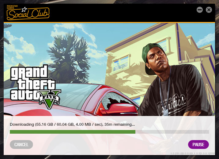 GTA V PC'S Day 1 5GB Patch, Bummer For Aussie Gamers With Poor.