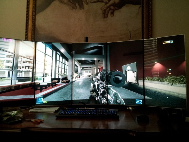 BattleField 3 on 5 Portrait 23" Monitors