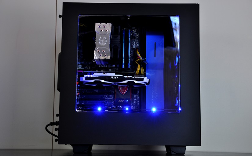 Sirin Custom Gaming PC in NZXT Source 340 Black & Blue