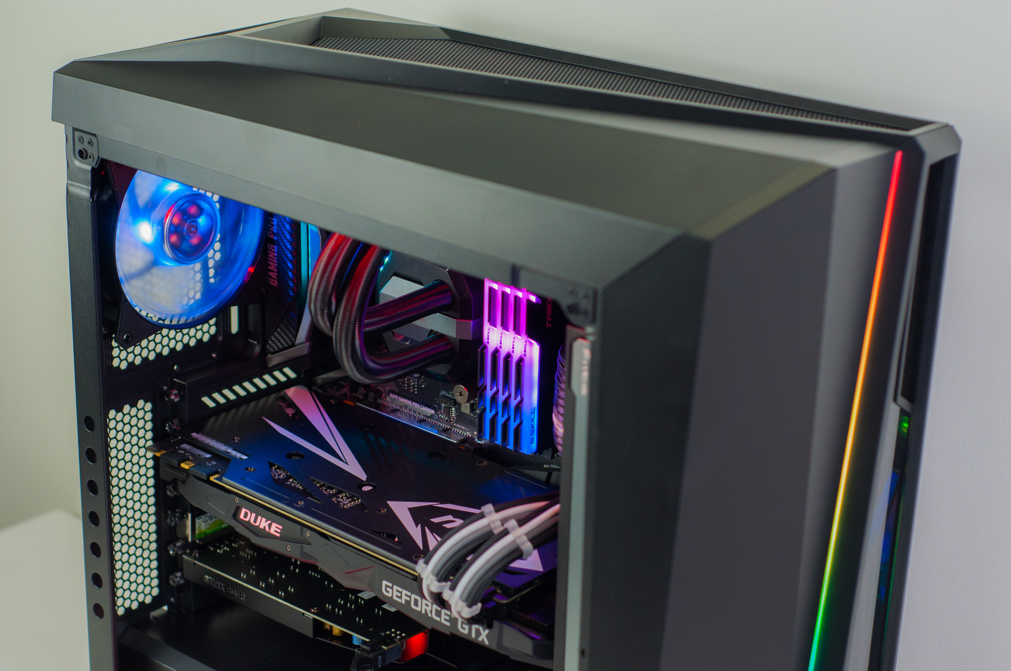 Wraith Gaming PC in Corsair Carbide Spec Omega Tempered Glass RGB Black