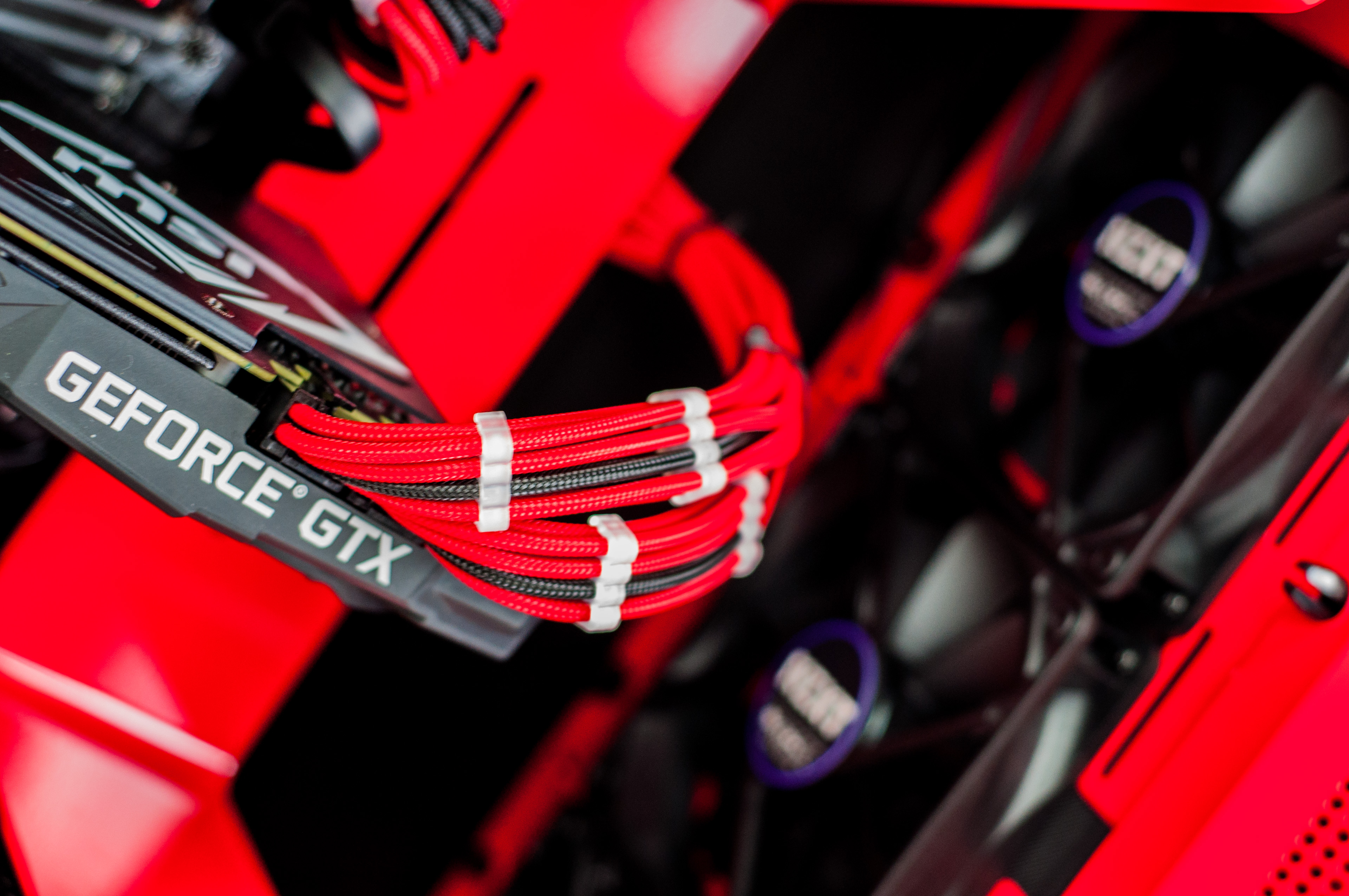 Valkyrie Gaming PC in NZXT H700 Black & Red