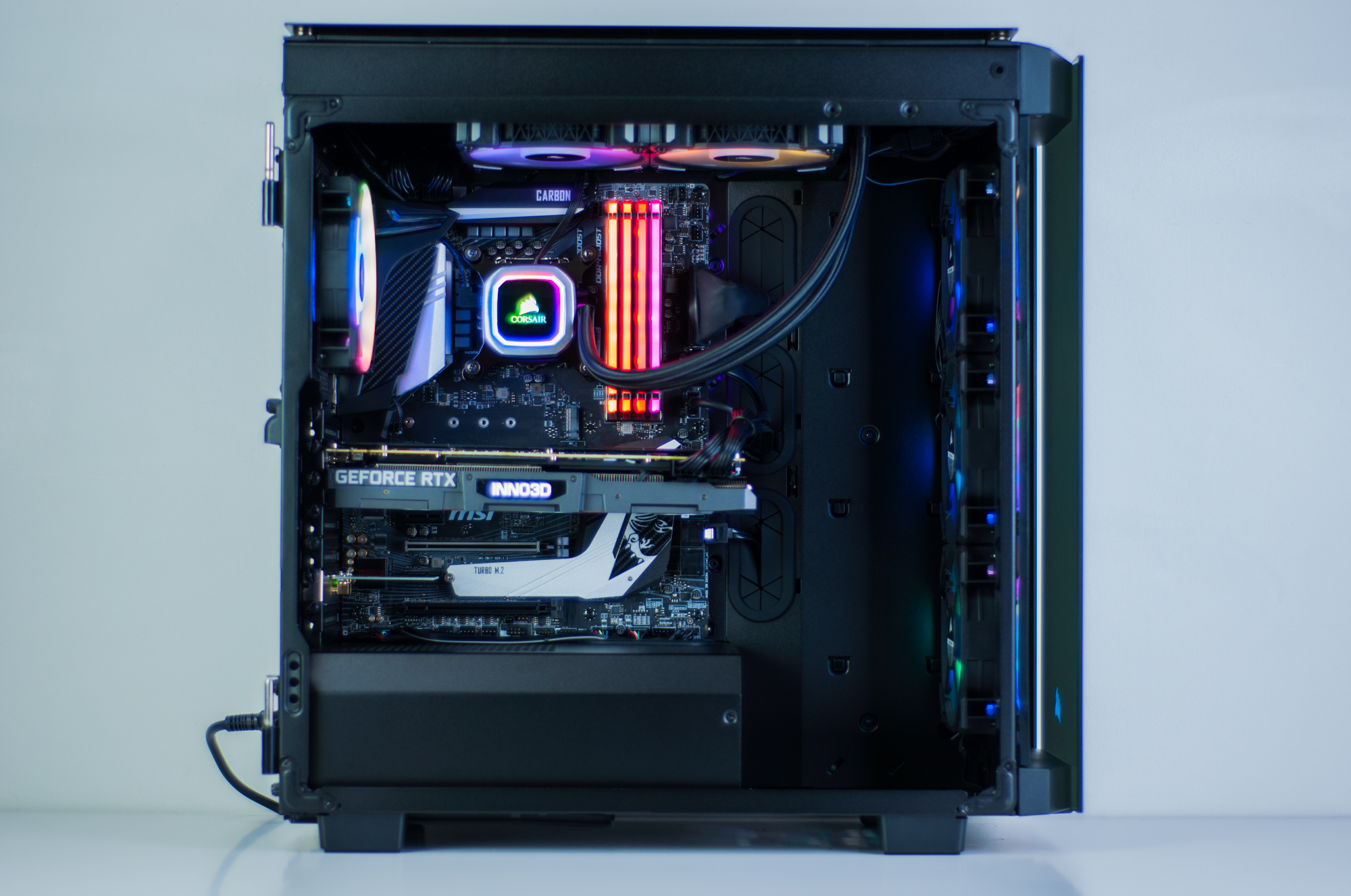 Valkyrie custom gaming pc in corsair 500d rgb evatech news