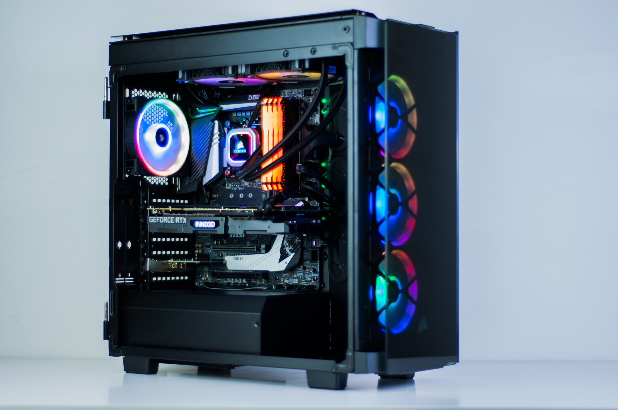 Valkyrie Custom Gaming PC in Corsair 500D RGB - Evatech News