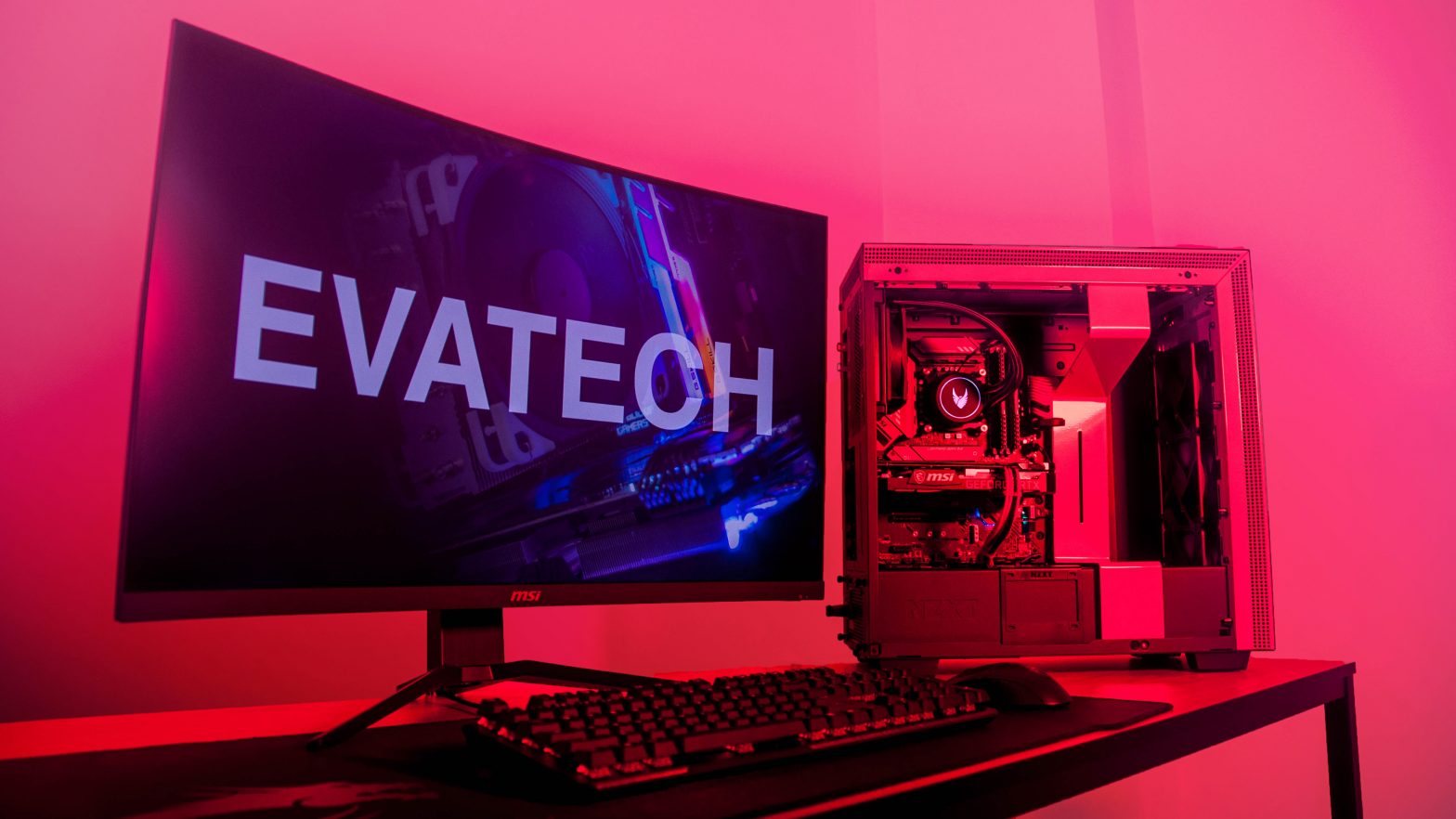 Valkyrie Custom Gaming PC in NZXT H710 Evatech News