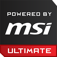 Powered by MSI Ultimate badge